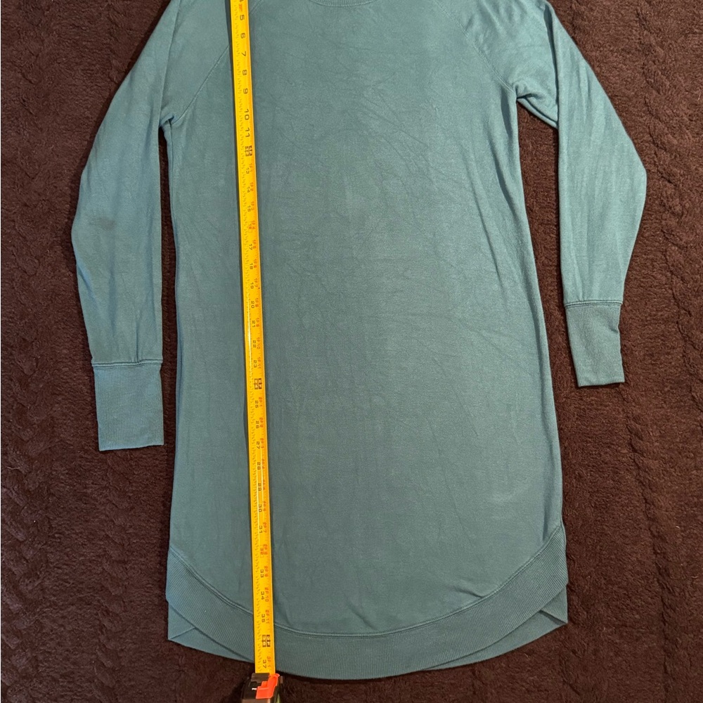 Athleta teal knit dress Size S - Picture 3 of 4